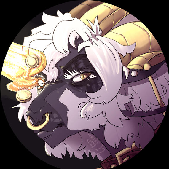 Flat Color Icon Commission for P3achyGh0st