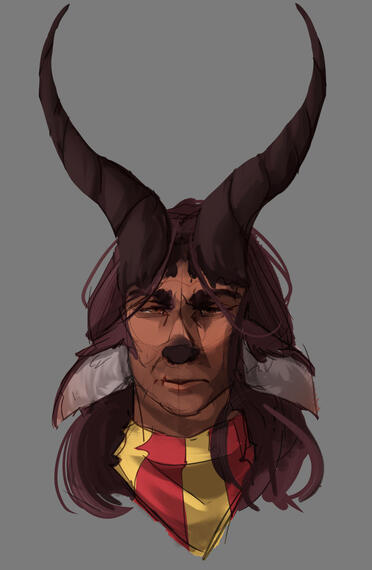 Sketch portrait for myself