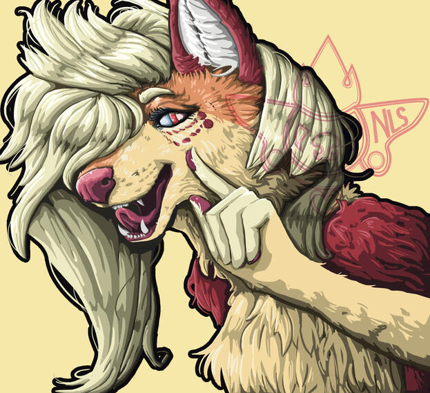 Lollipop Candy Fox, owned by PuckTheFey98 on Twitter.