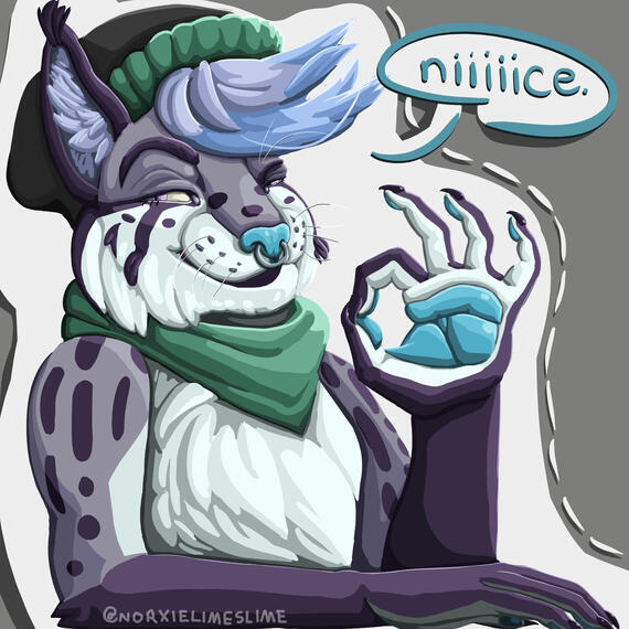 Snow, owned by GhostieTurtle on Twitter