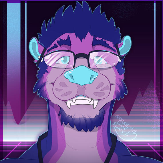 Flat color icon for EndertheGoon