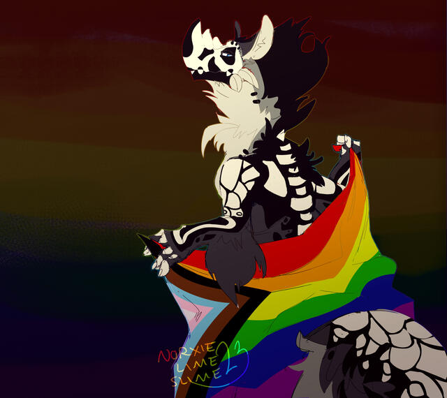 Flat color halfbody for myself