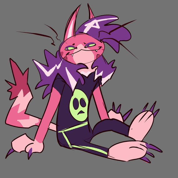 Color sketch chibi for myself