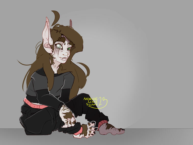 Flatcolor fullbody for AKScribblez (Instagram)