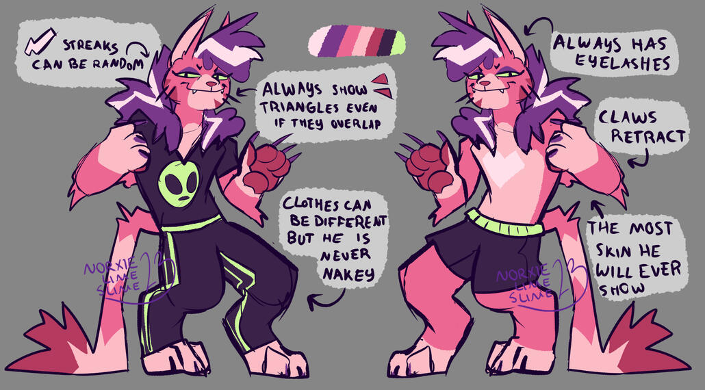 Color sketch chibis for myself