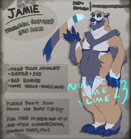 Sketch refsheet for myself