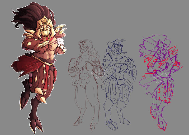 Sketchpage with render for myself