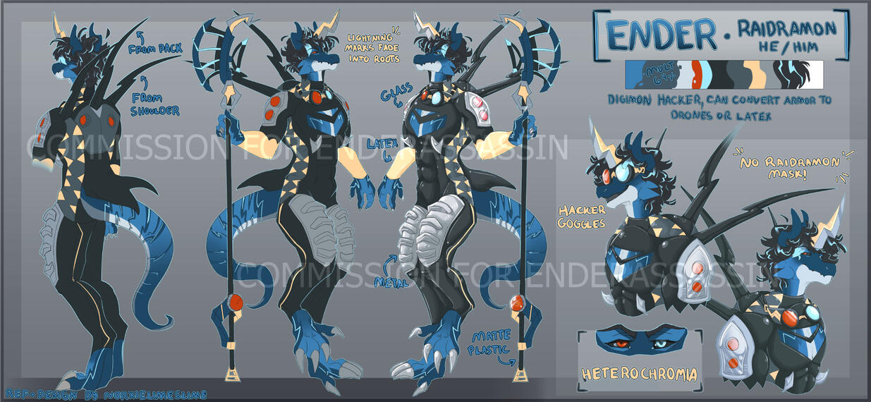 Reference sheet commission for EnderAssassin