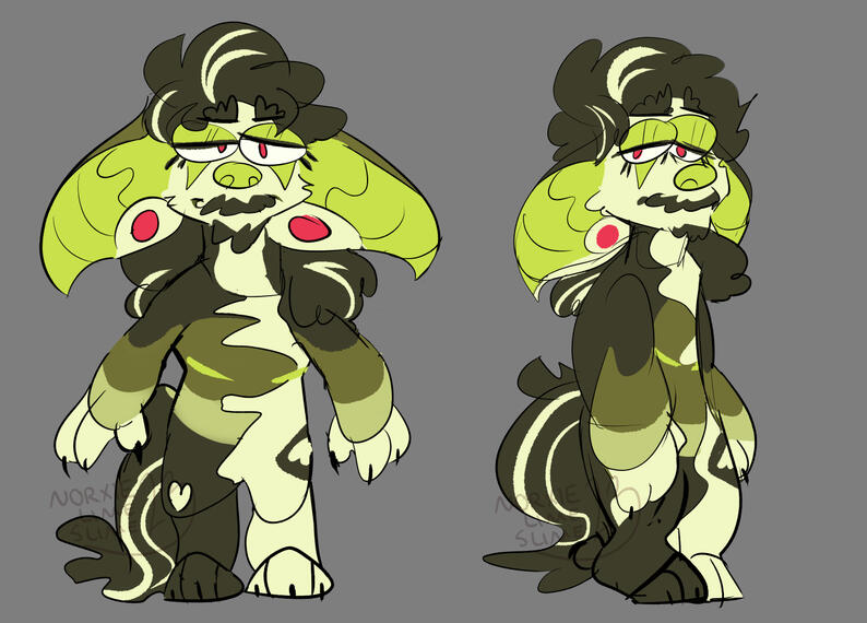 Color sketch chibis for myself