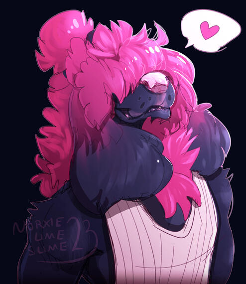 Color sketch halfbody for myself