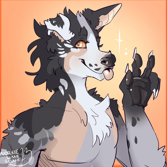 Color Sketch Portrait for EightySix